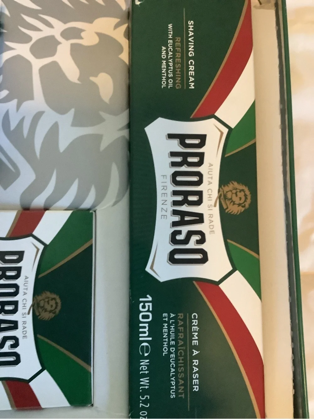 Green Eucalyptus Shaving Cream & Aftershave Balm Set